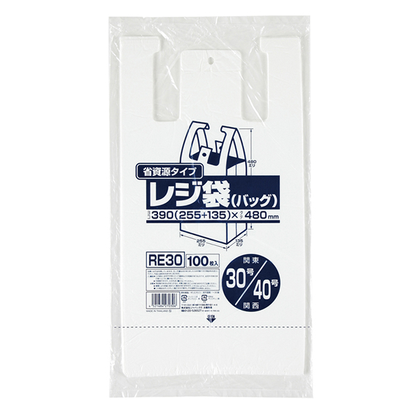 RJJ-45レジ袋レギュラー西日本45号100枚 株式会社ジャパックス(代引